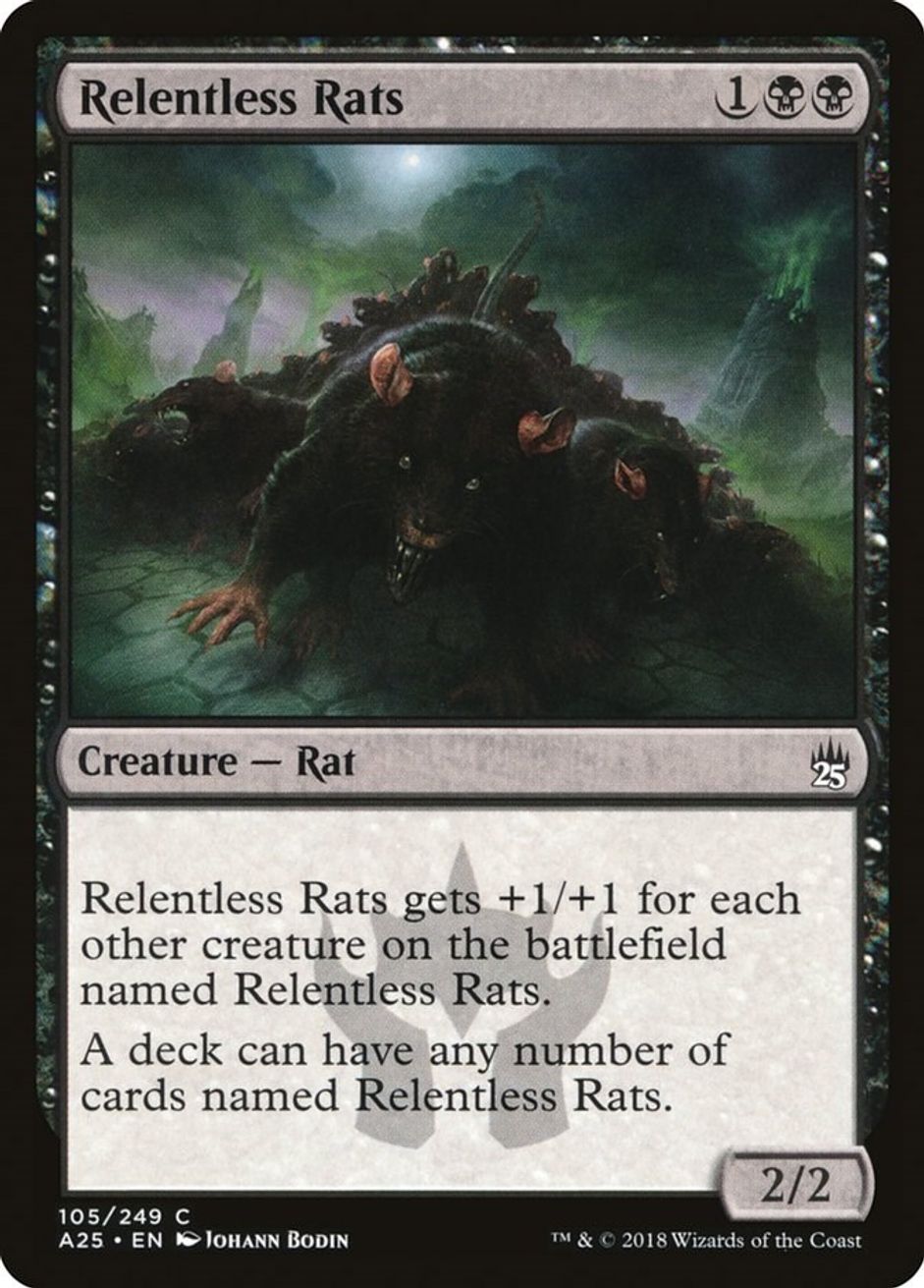Relentless Rats Masters 25 Magic The Gathering