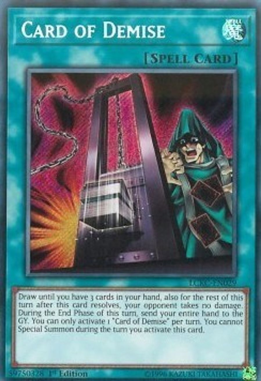 Card of Demise - Legendary Collection Kaiba - YuGiOh