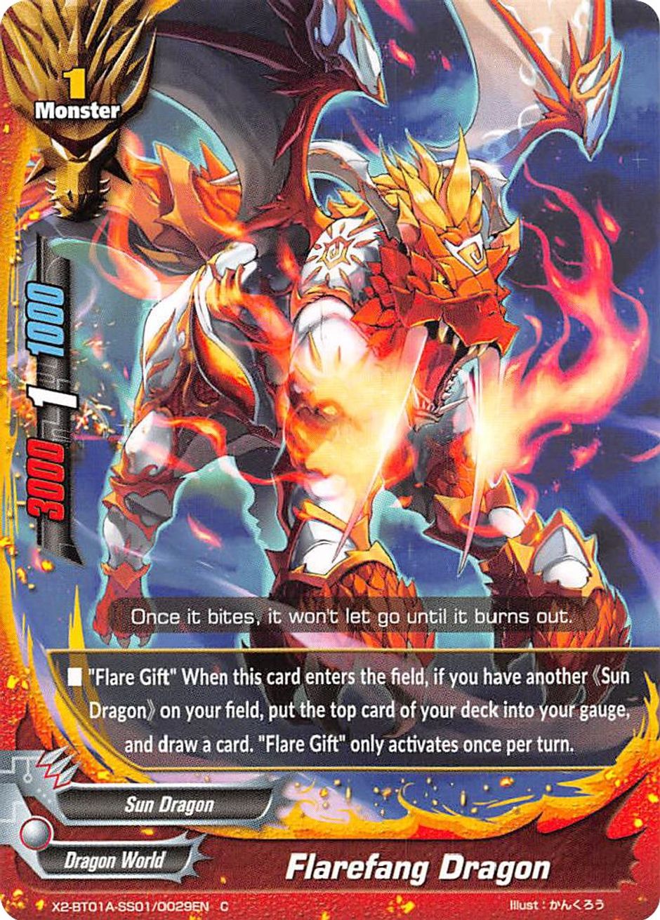 Flarefang Dragon - Solar Strife - Future Card BuddyFight