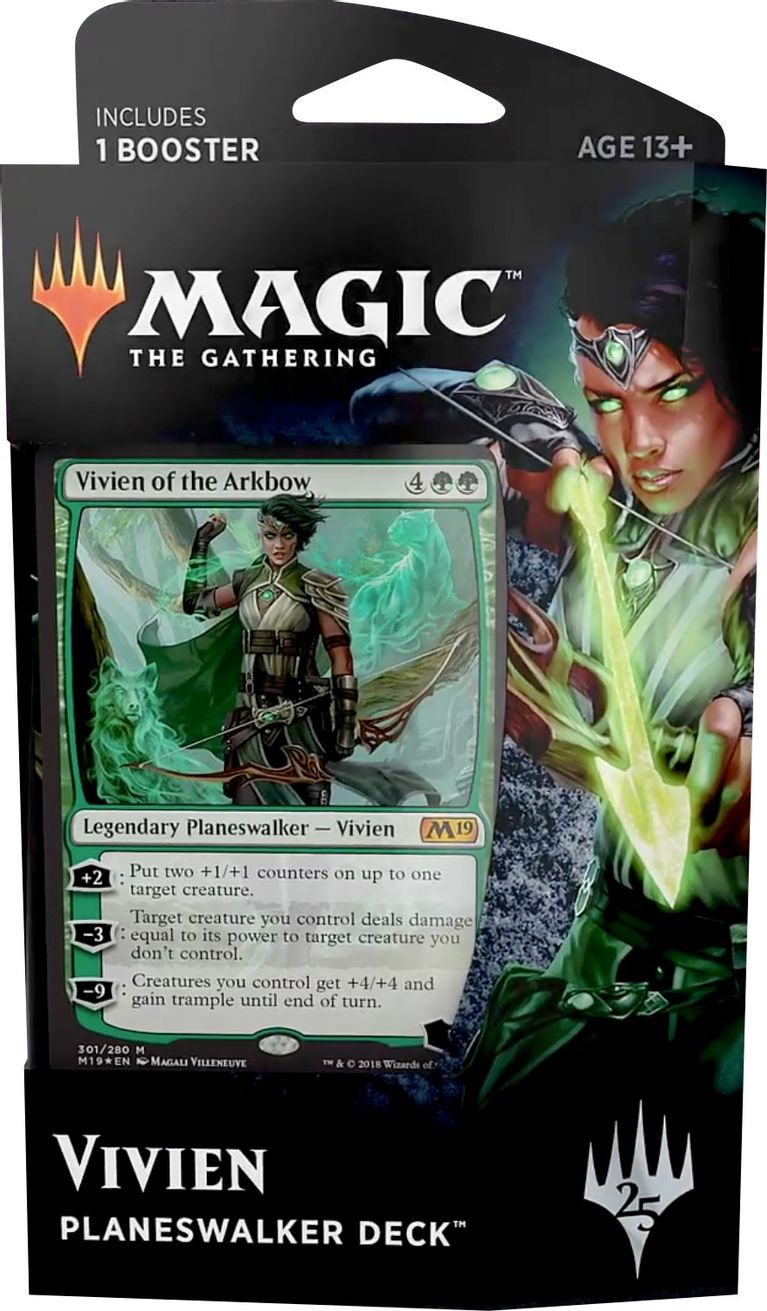 Core Set 2019 Planeswalker Deck [Vivien] Core Set 2019 Magic The
