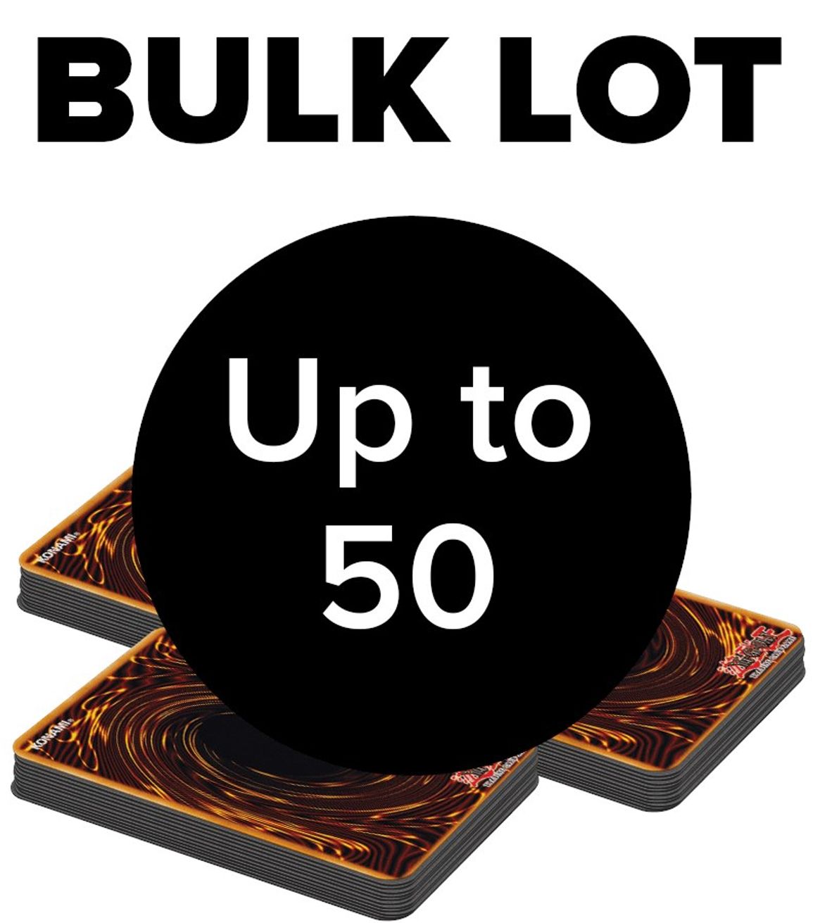 Up to 50 YuGiOh Bulk Card Lot YuGiOh Bulk Card Lots Bulk Lots
