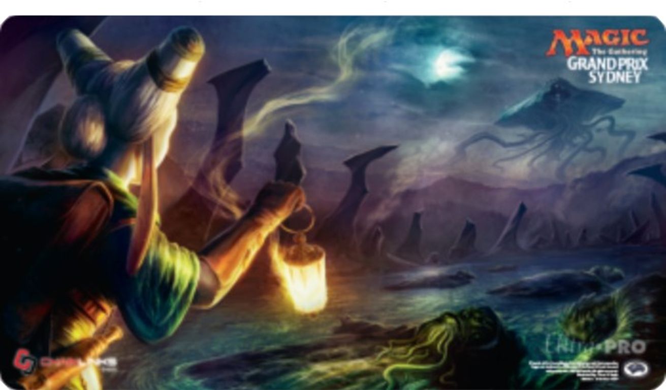 Magic Grand Prix 2016 Playmat Sydney Tamiyo watching Emrakul, the