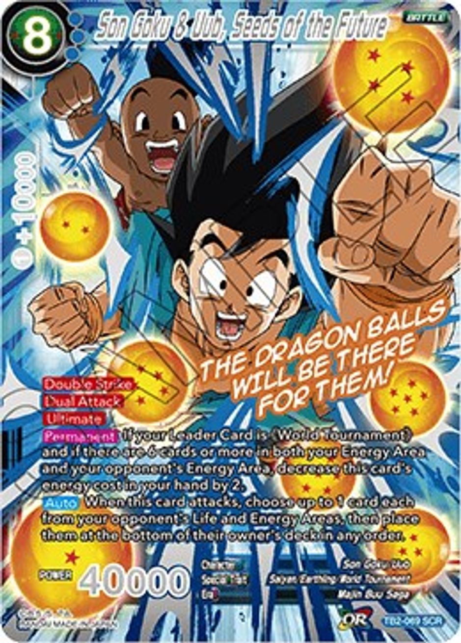 Son Goku & Uub, Seeds of the Future World Martial Arts Tournament Dragon Ball Super Masters