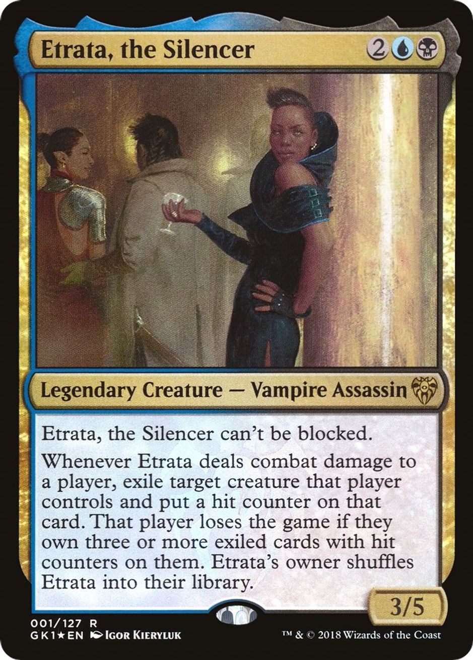 Etrata, the Silencer Guilds of Ravnica Guild Kits Magic The Gathering