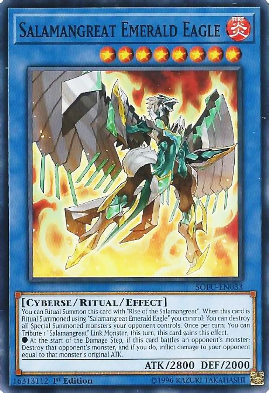 Salamangreat Emerald Eagle Soul Fusion YuGiOh