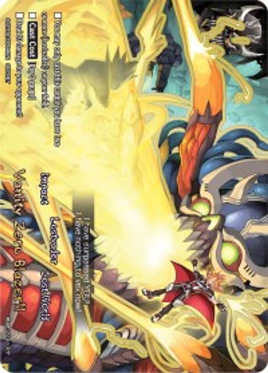 Vanity Zero Blazer!! (Secret) Dimension Destroyer Future Card