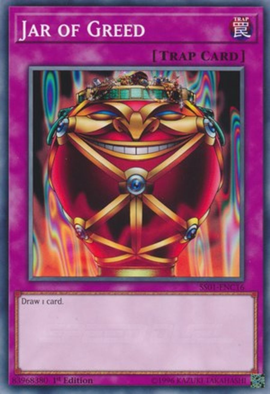 Jar of Greed Speed Duel Decks Destiny Masters YuGiOh