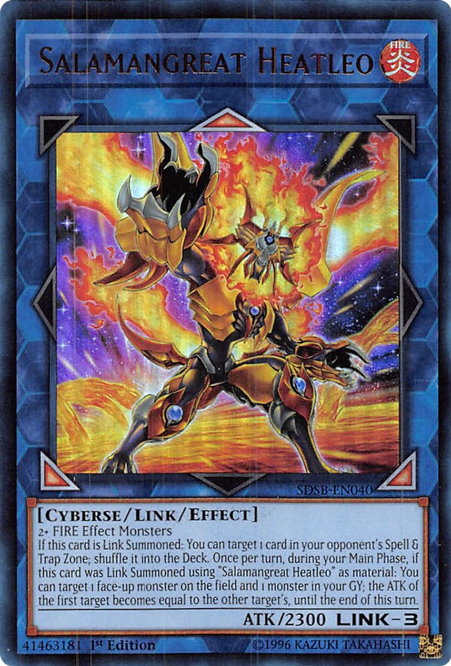Salamangreat Heatleo X3. Sdsb.. Leer Descripción. Yu-gi-oh