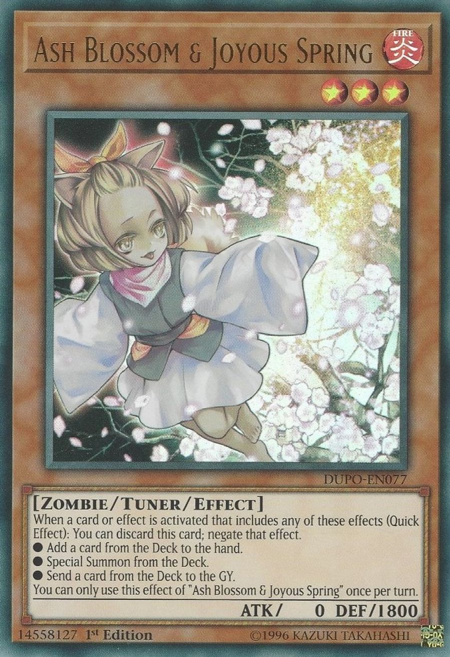 Ash Blossom & Joyous Spring Duel Power YuGiOh