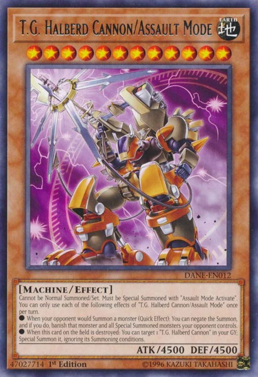 T.G. Halberd Cannon/Assault Mode Dark Neostorm YuGiOh