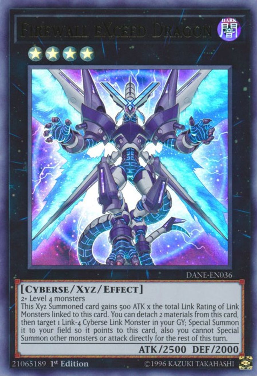 Firewall eXceed Dragon Dark Neostorm YuGiOh