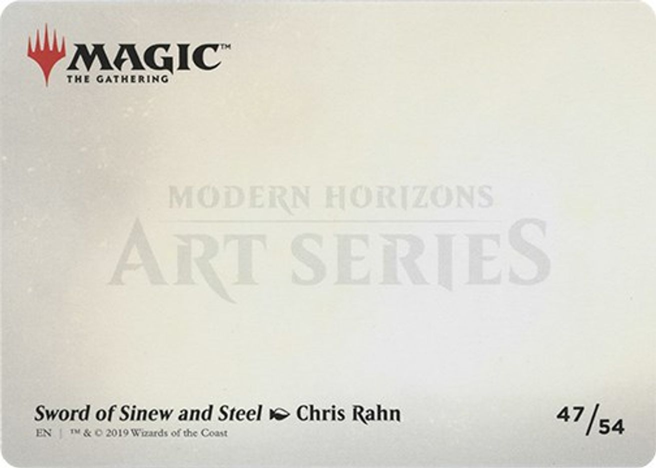 Sword of Sinew and Steel (Art Series) Art Series Modern Horizons Magic The Gathering