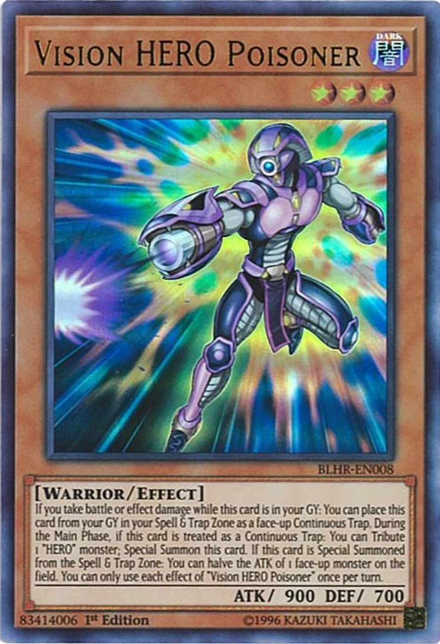 Vision HERO Poisoner - Battles of Legend: Hero's Revenge - YuGiOh