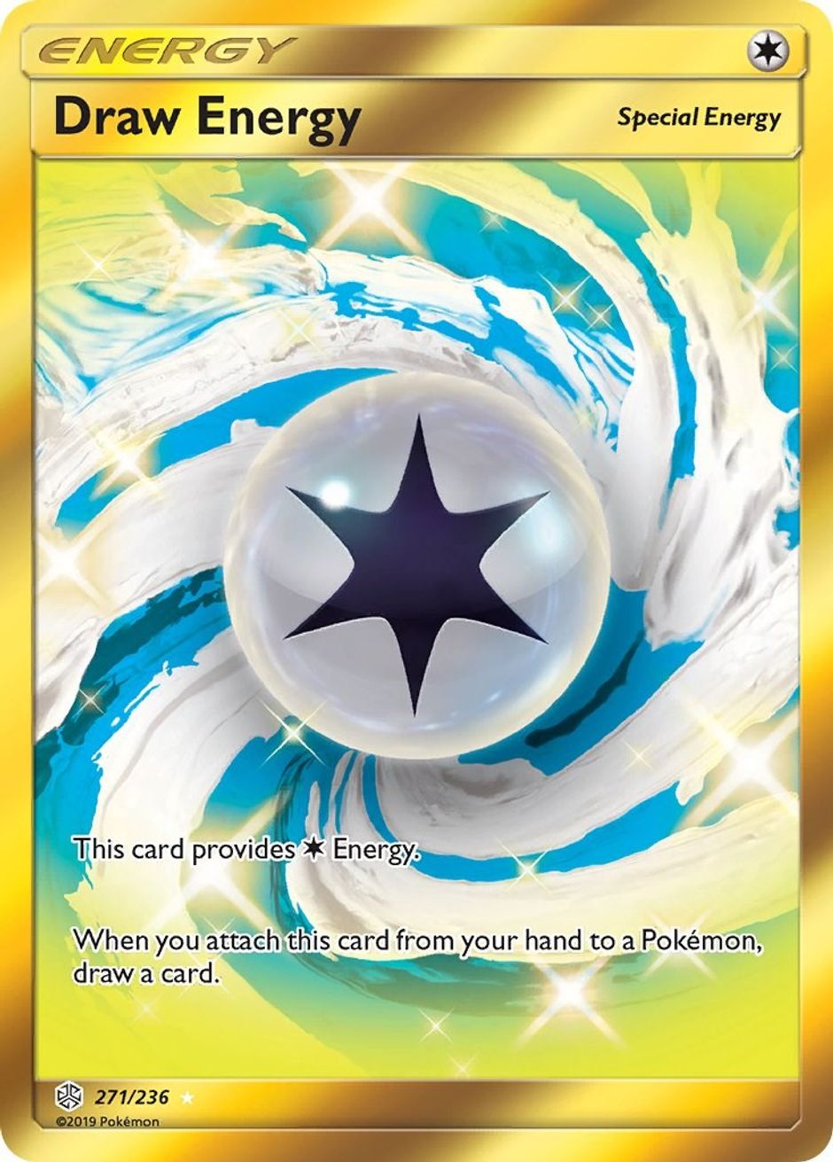 Draw Energy (Secret) SM Cosmic Eclipse Pokemon