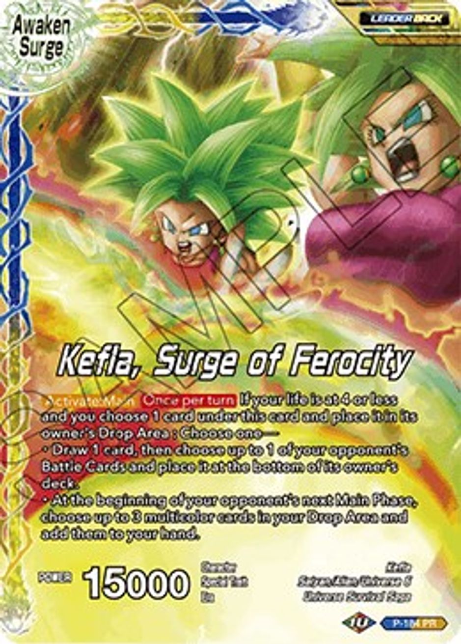 Kefla // Kefla, Surge of Ferocity - Promotion Cards - Dragon Ball Super ...