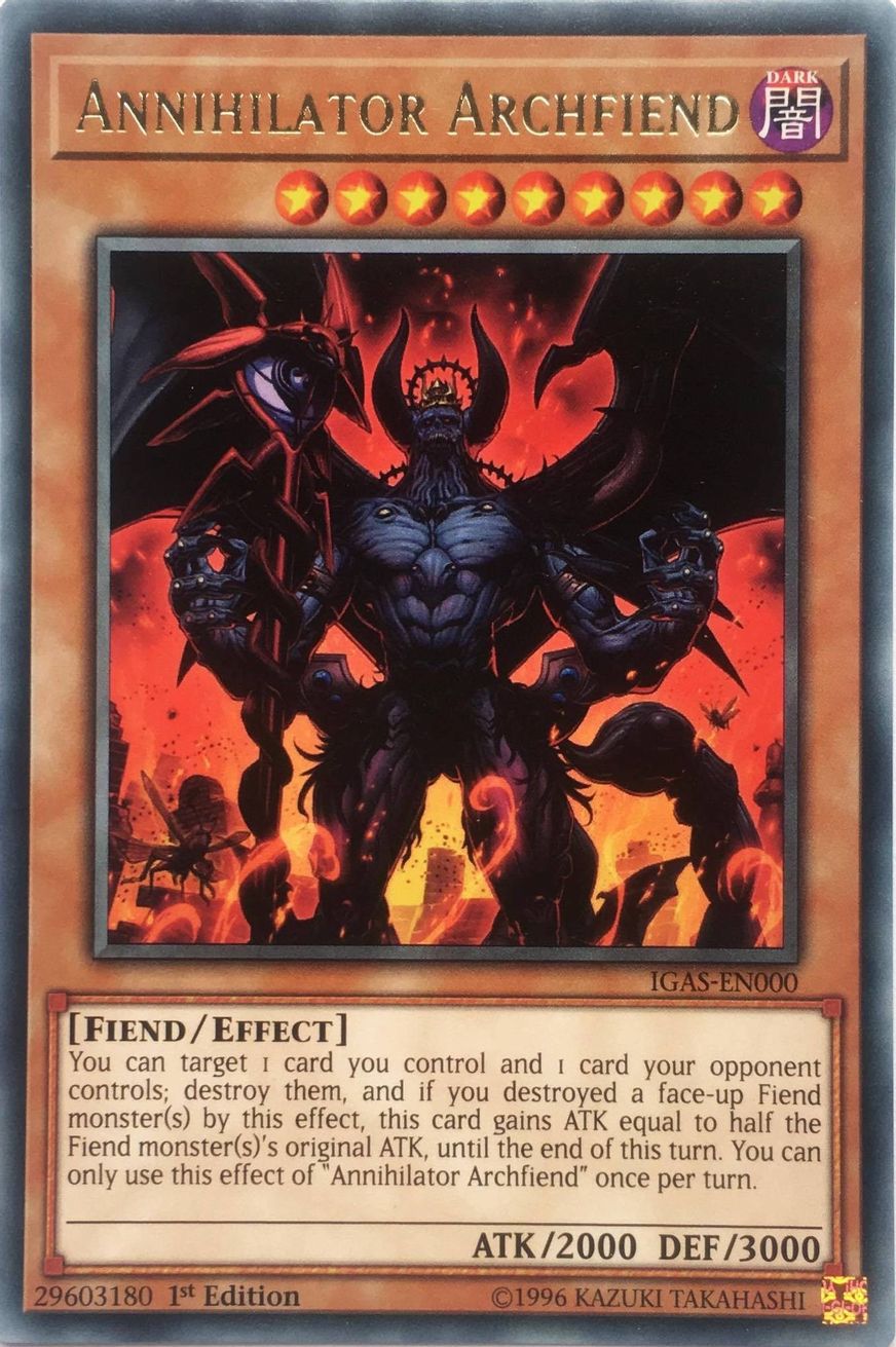 Annihilator Archfiend Ignition Assault YuGiOh