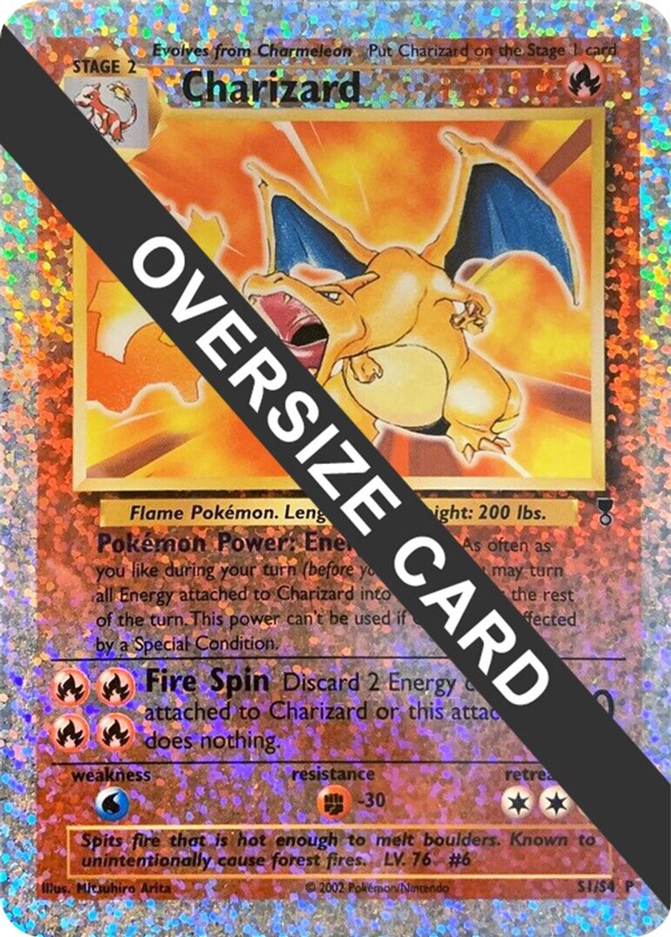 Charizard S1/S4 (Box Topper) Jumbo Cards Pokemon