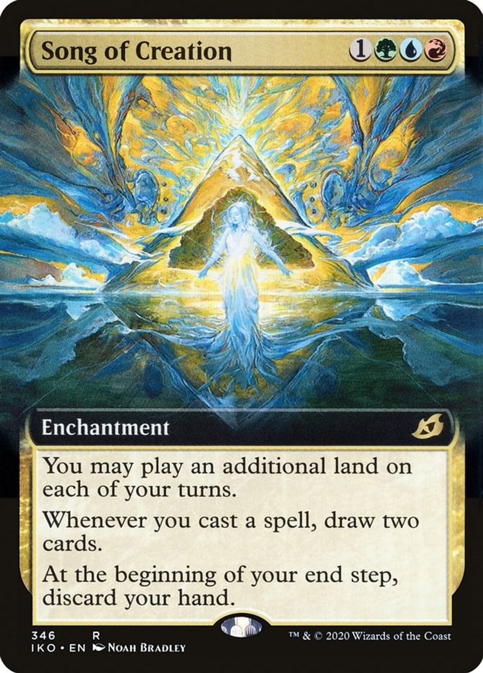 Song of Creation (Extended Art) Ikoria Lair of Behemoths Magic The Gathering