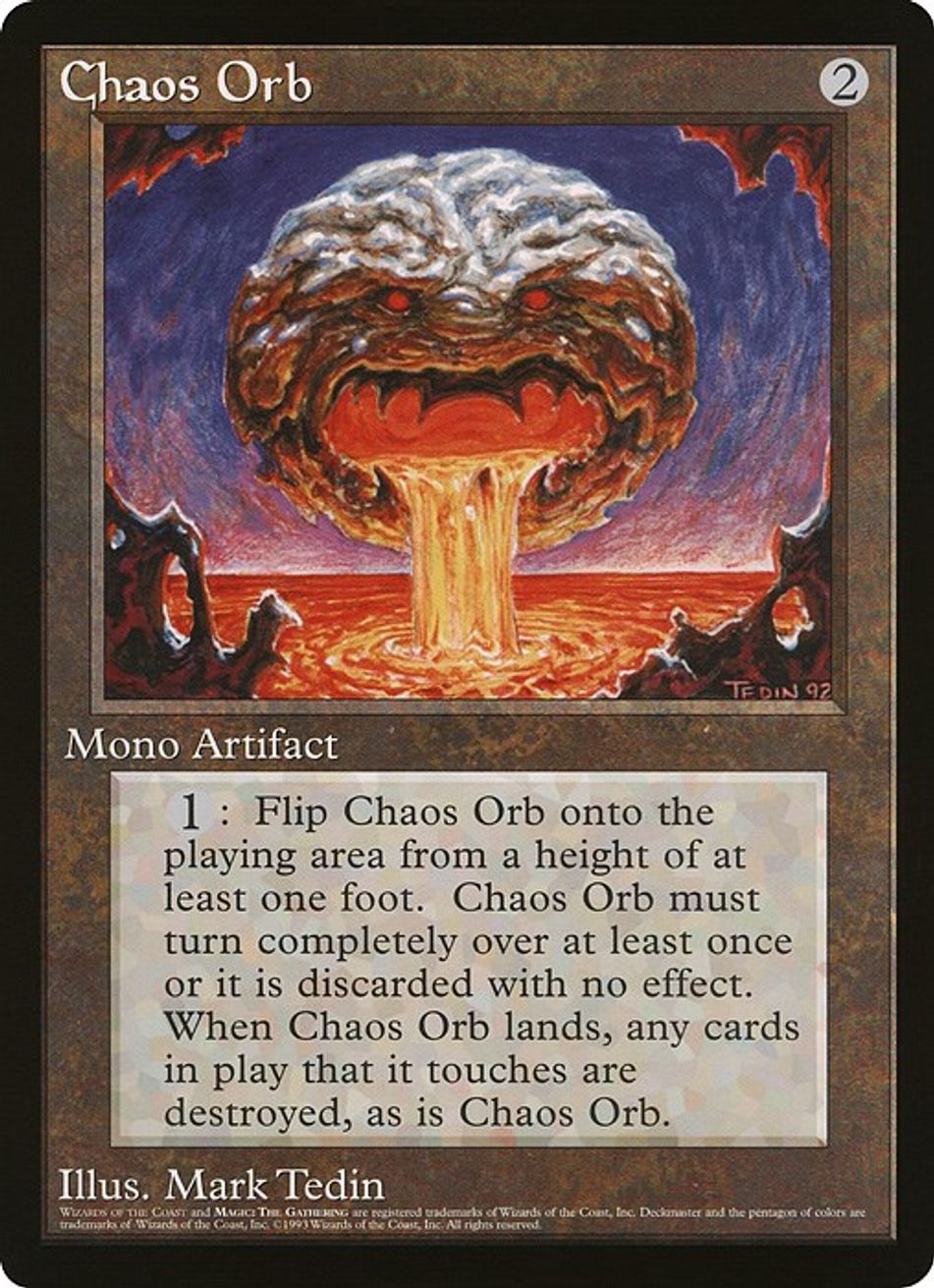 Chaos Orb (InQuest Magazine) - Oversize Cards - Magic: The Gathering