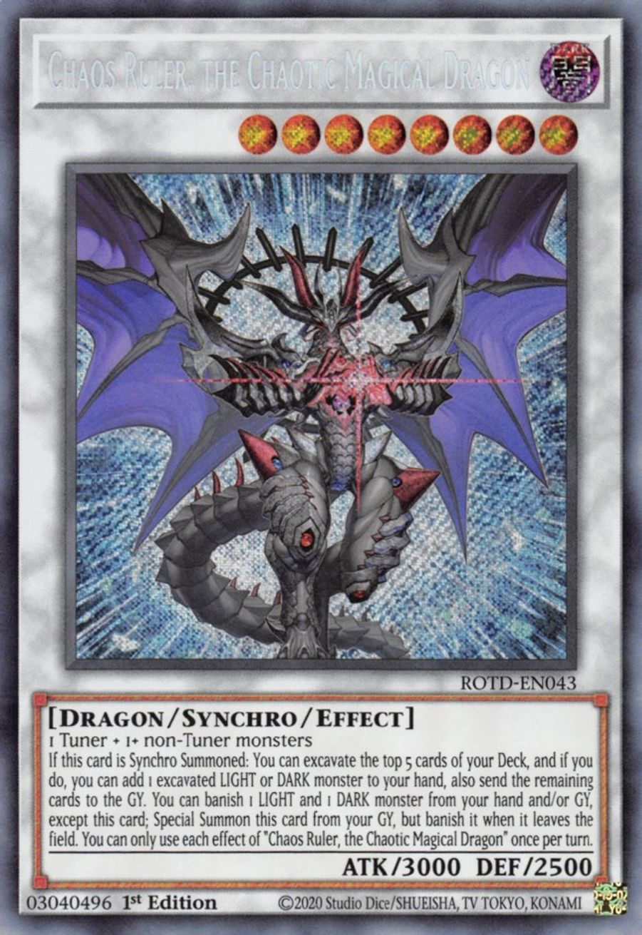 Chaos Ruler, the Chaotic Magical Dragon - Rise of the Duelist - YuGiOh