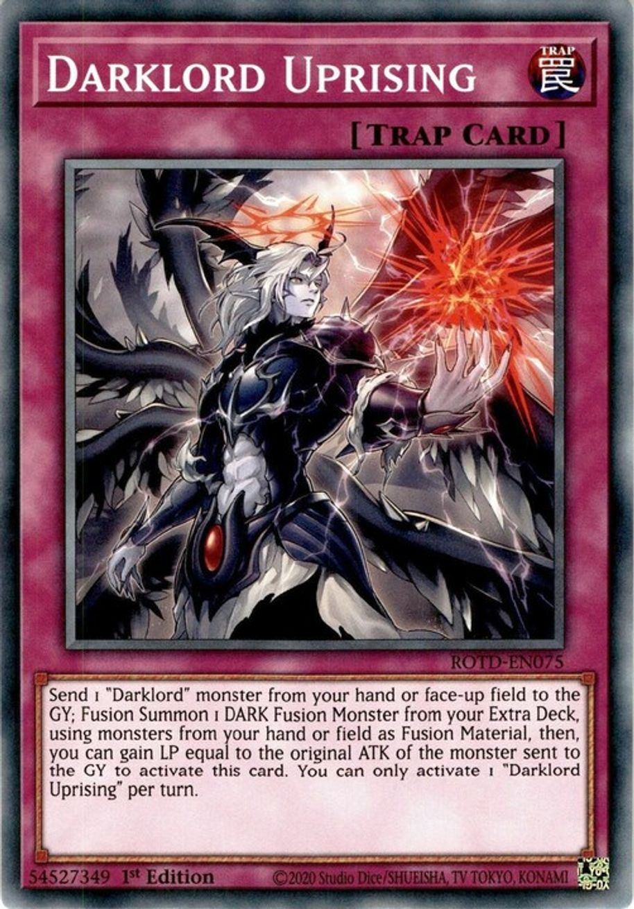 Darklord Uprising - Rise of the Duelist - YuGiOh