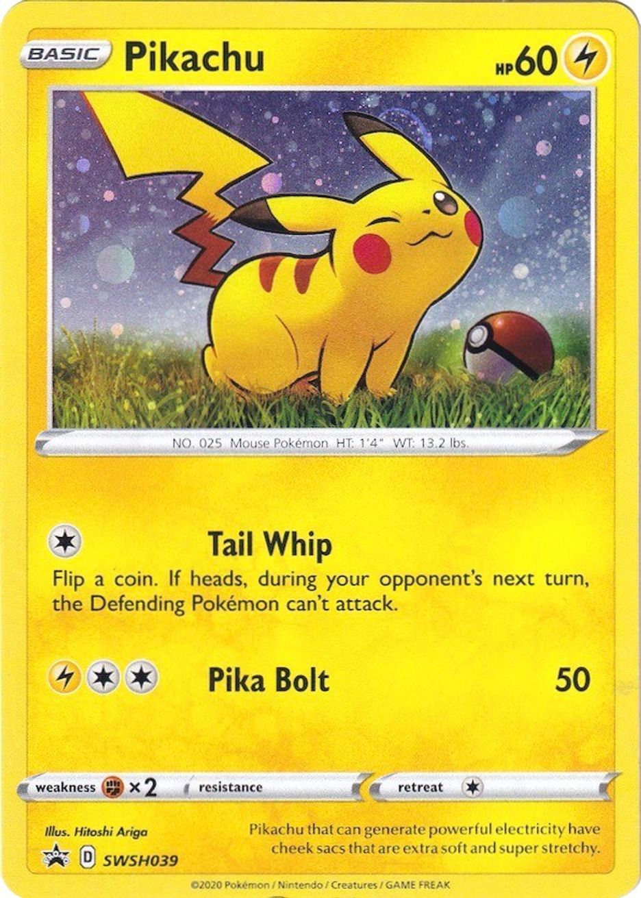 Pikachu - Swsh039 - Swsh: Sword & Shield Promo Cards - Pokemon