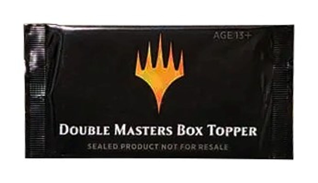 Double Masters Box Topper Pack Double Masters Magic The Gathering