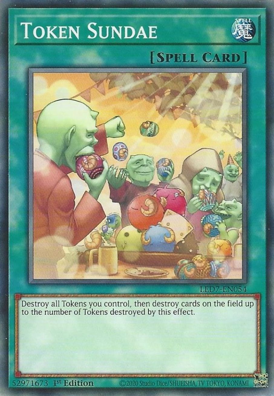 Token Sundae Legendary Duelists Rage of Ra YuGiOh