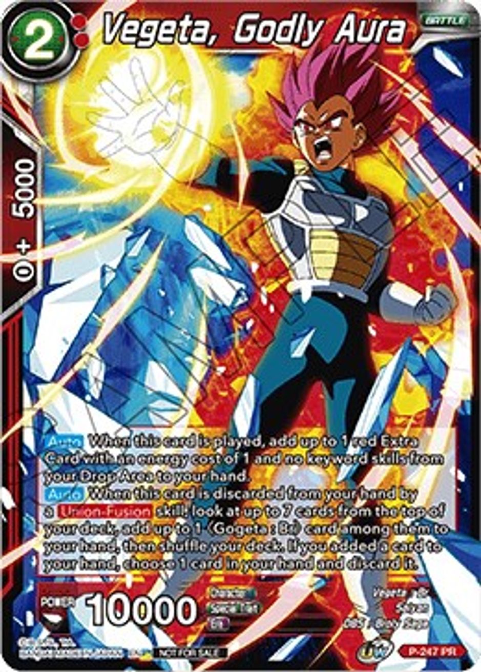 Vegeta, Godly Aura - Promotion Cards - Dragon Ball Super: Masters