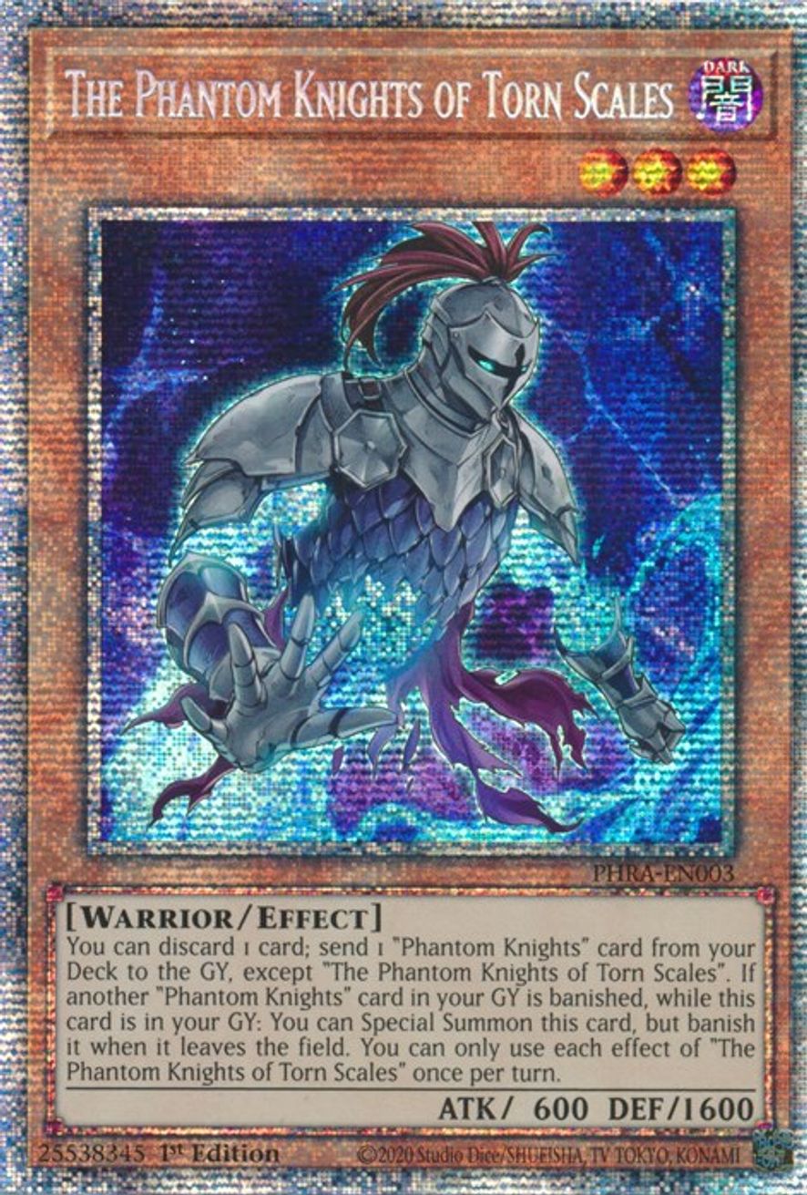 The Phantom Knights Of Torn Scales Starlight Rare Phantom Rage Yugioh