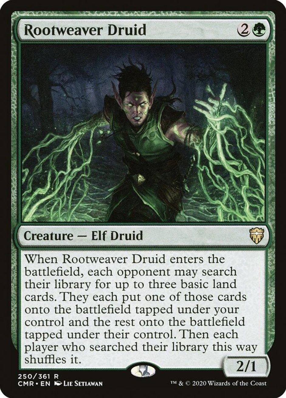 Rootweaver Druid - Commander Legends - Magic: The Gathering