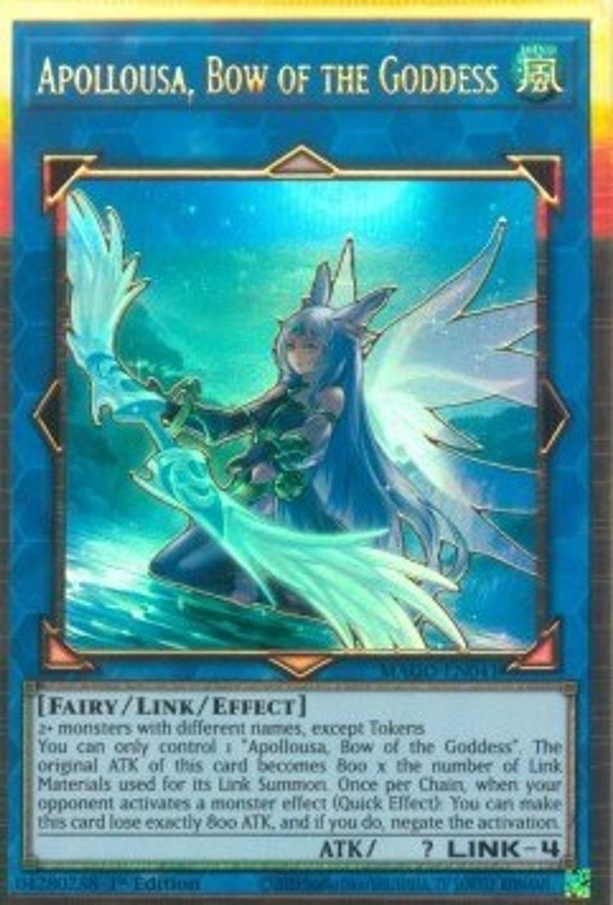 Apollousa Bow Of The Goddess Alternate Art Maximum Gold Yugioh