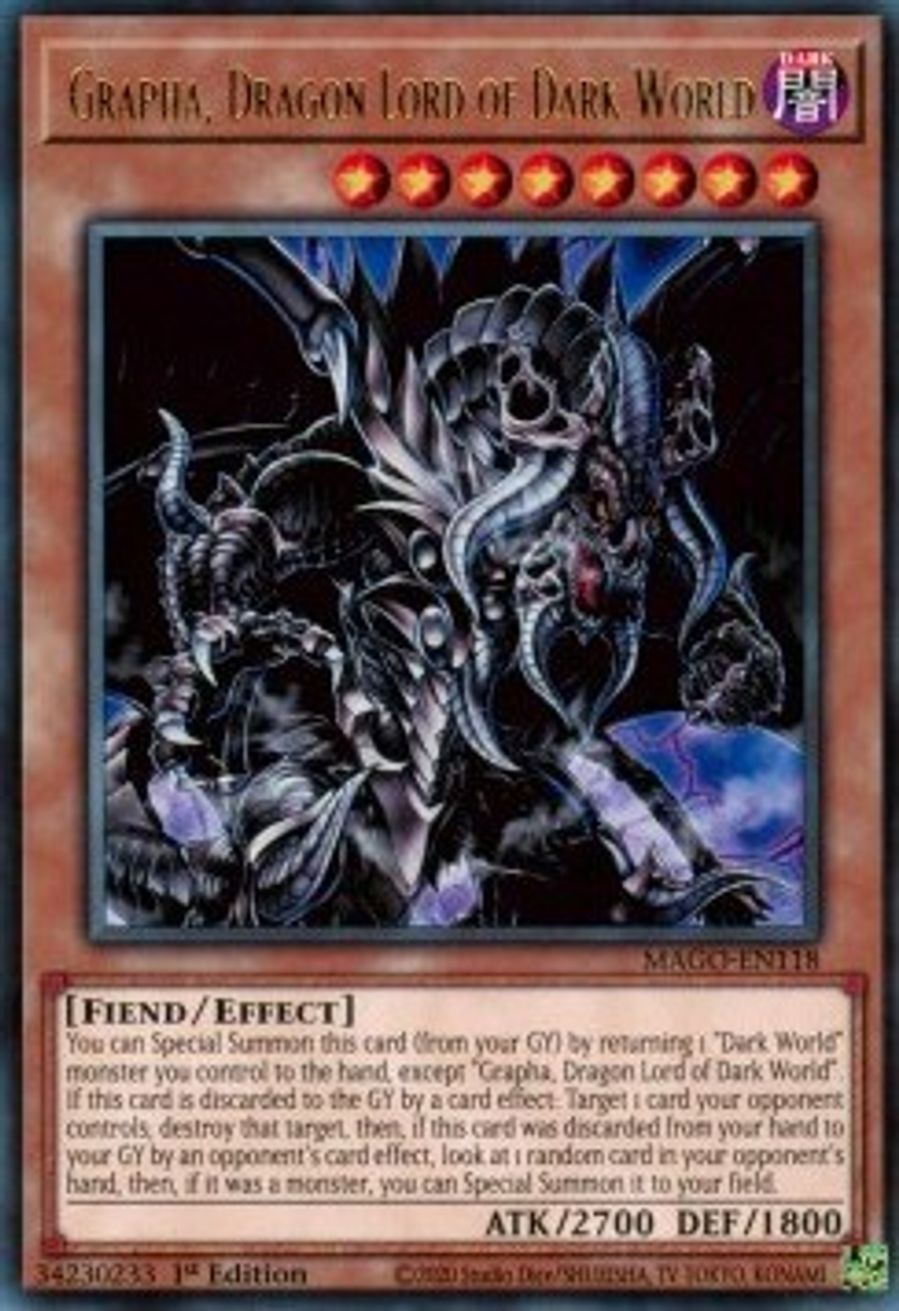 Grapha, Dragon Lord of Dark World - Maximum Gold - YuGiOh