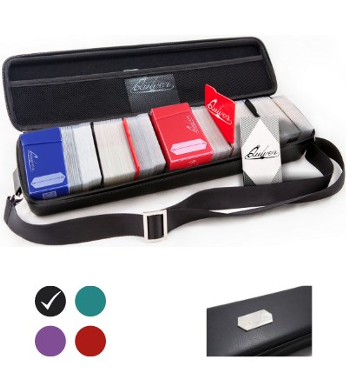 Quiver Card Carrying Case Black Quiver Time Card Cases