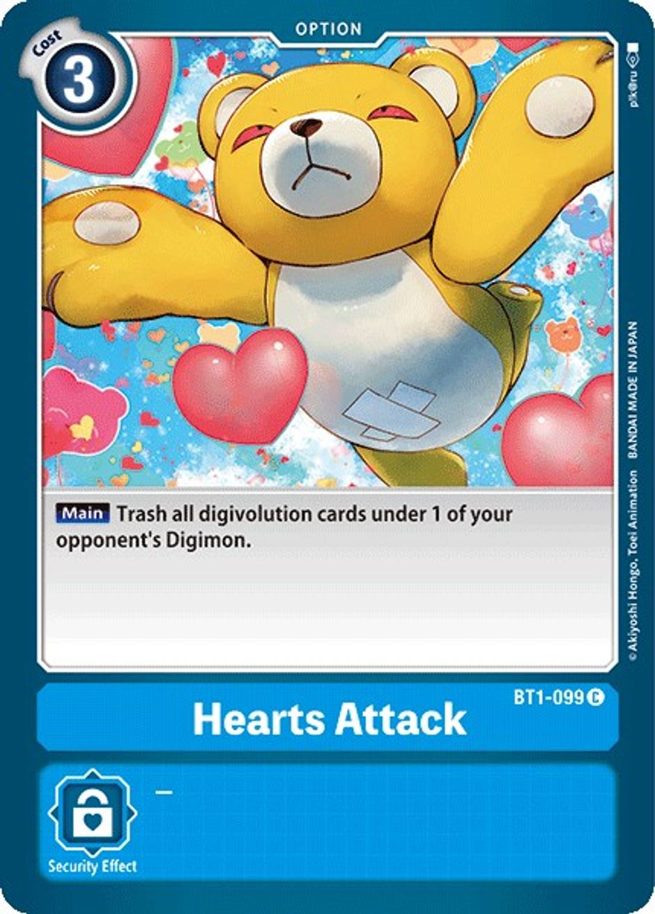 Hearts Attack Release Special Booster Digimon Card Game