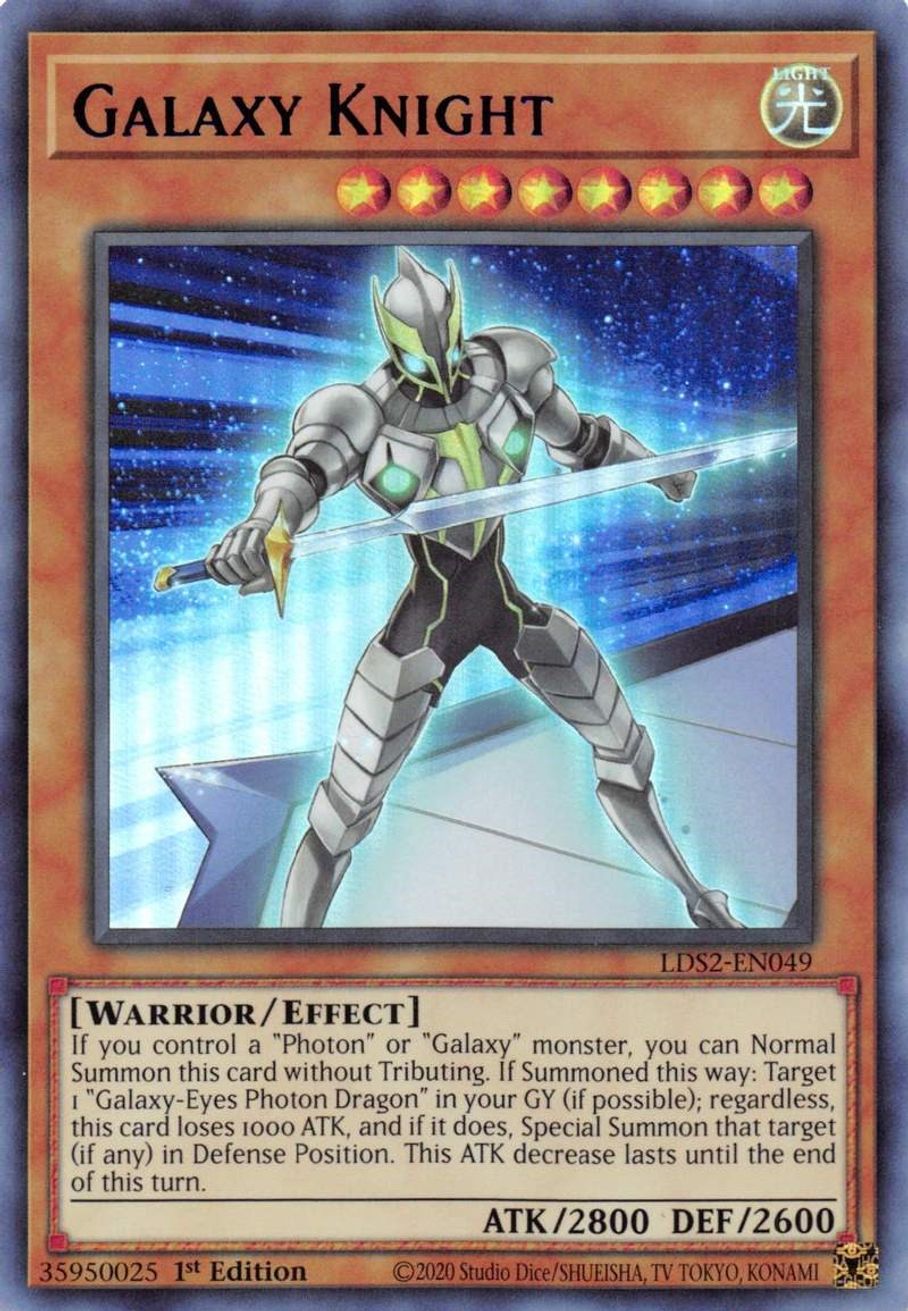 Galaxy Knight (Blue) - Legendary Duelists: Season 2 - YuGiOh