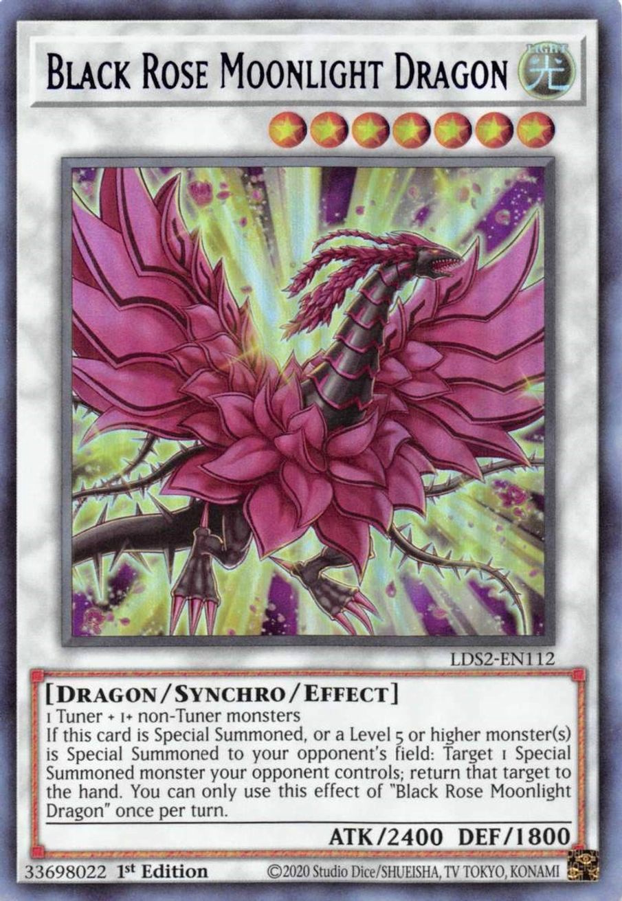 Black Rose Moonlight Dragon (Blue) Legendary Duelists Season 2 YuGiOh