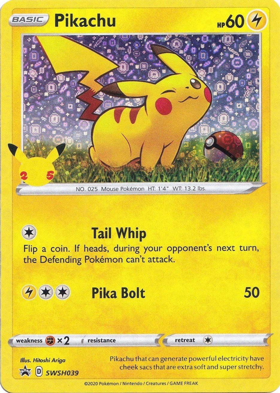 Pikachu - SWSH039 (General Mills) - Miscellaneous Cards & Products ...