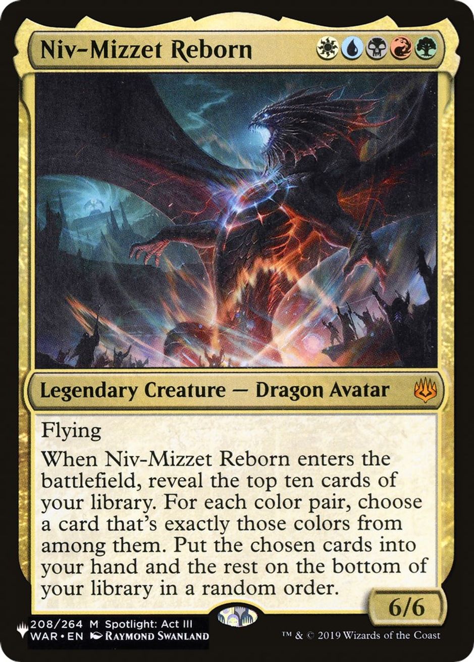 Niv-Mizzet Reborn - The List Reprints - Magic: The Gathering