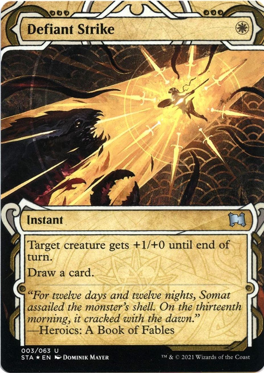 Defiant Strike (Foil Etched) Strixhaven Mystical Archives Magic
