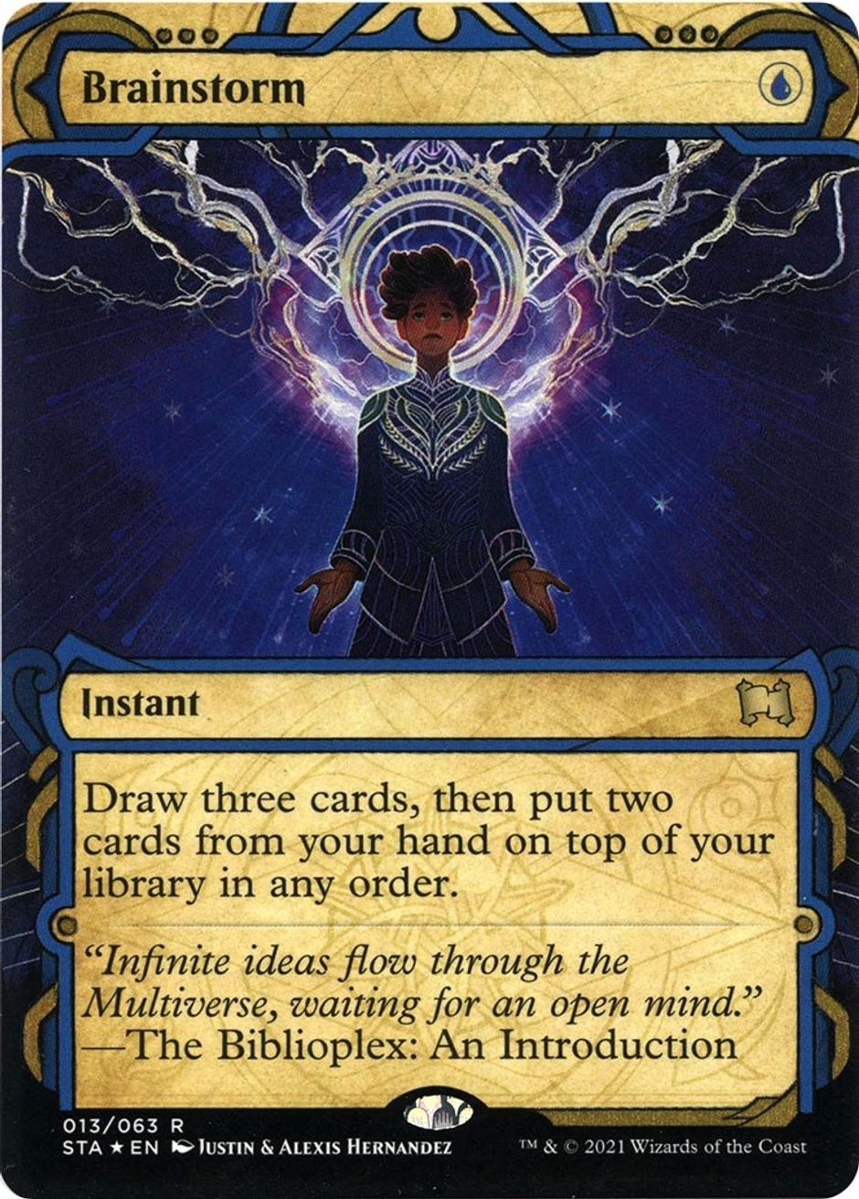 Brainstorm (Foil Etched) Strixhaven Mystical Archives Magic The