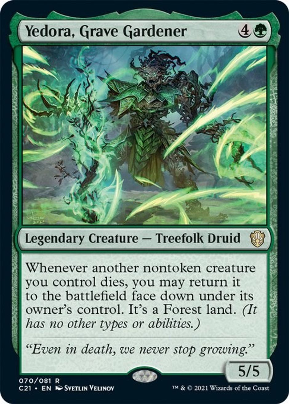 Yedora, Grave Gardener Commander 2021 Magic The Gathering