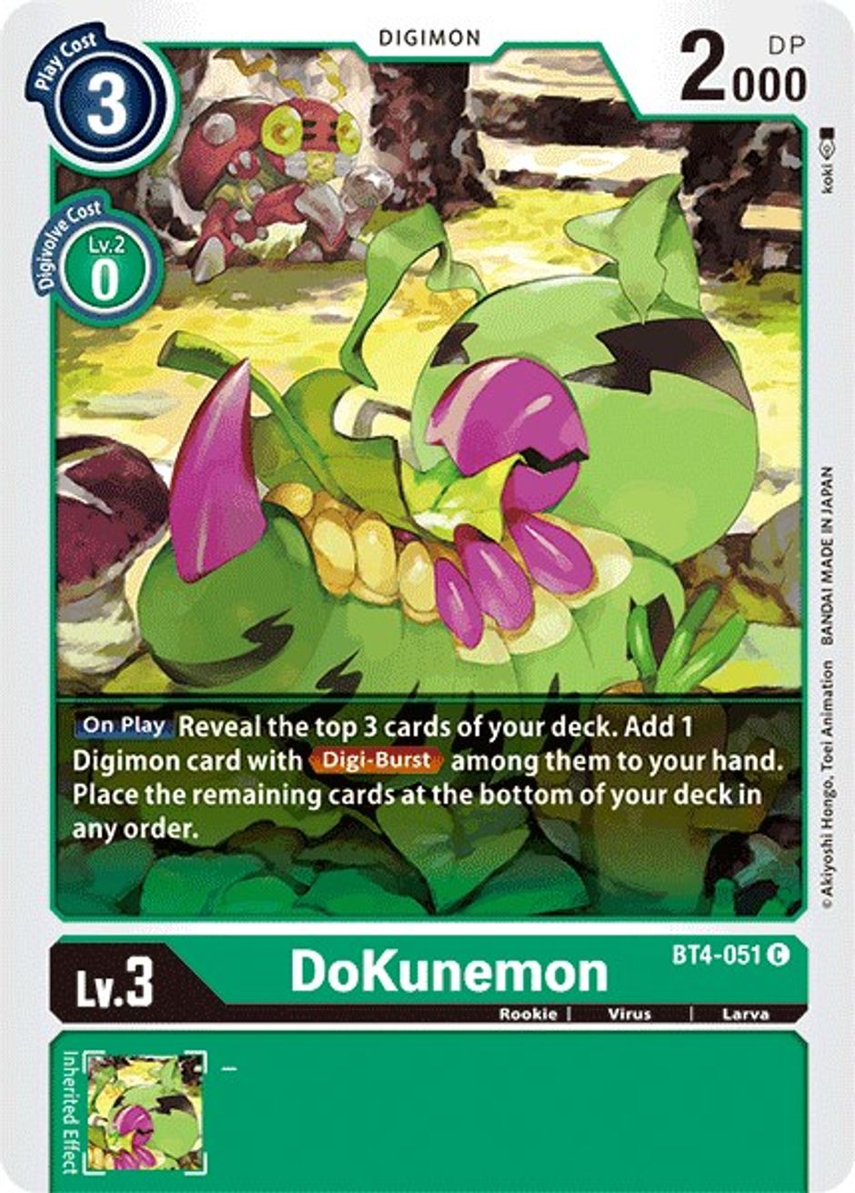 DoKunemon Great Legend Digimon Card Game
