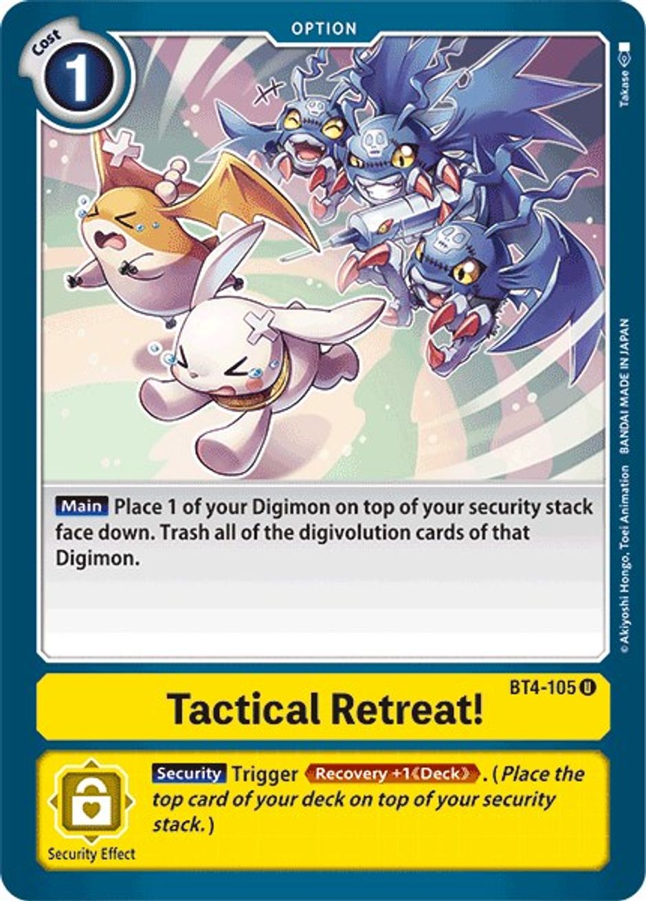 Tactical Retreat! Great Legend Digimon Card Game