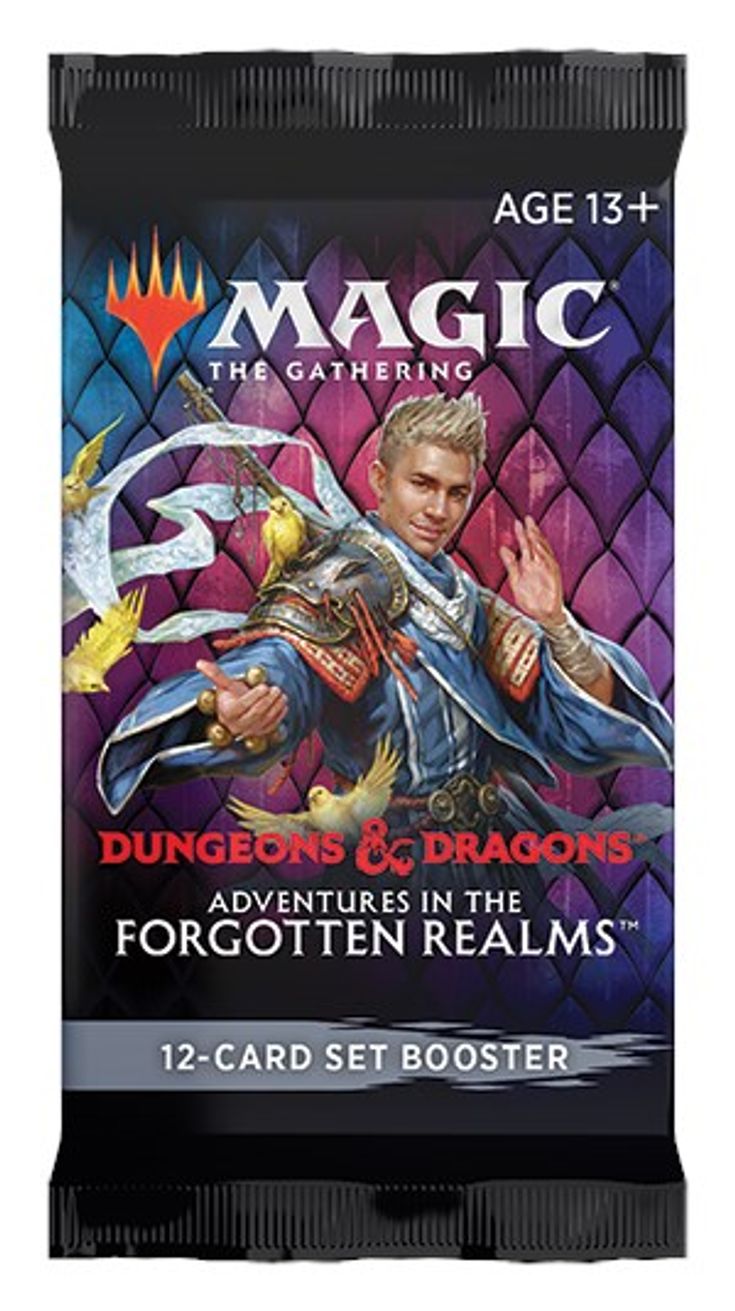 Magic The Gathering AFR Booster Box Magic: The Gathering Adventures In The Forgotten  Realms Draft Booster Box  36 Packs (540 Cards) Mtg Commander Deck