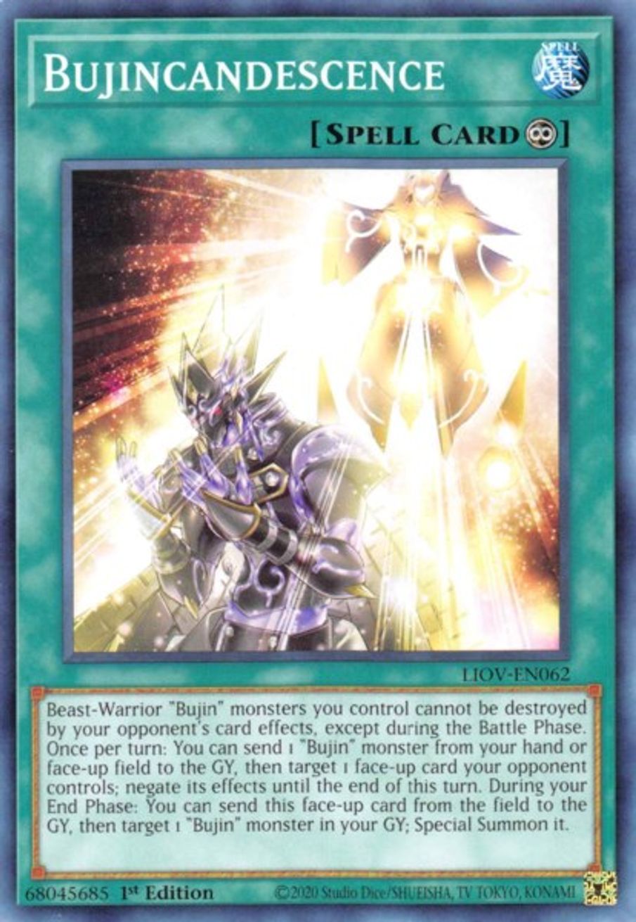 Bujincandescence Lightning Overdrive YuGiOh