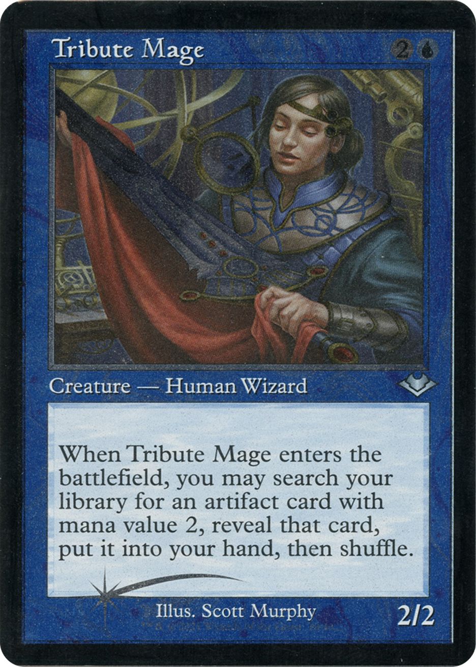 Tribute Mage (Retro Frame) (Foil Etched) - Modern Horizons - Magic: The ...