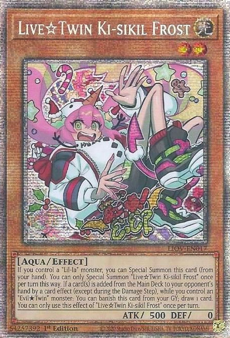 Live Twin Kisikil Frost (Starlight Rare) Lightning Overdrive YuGiOh