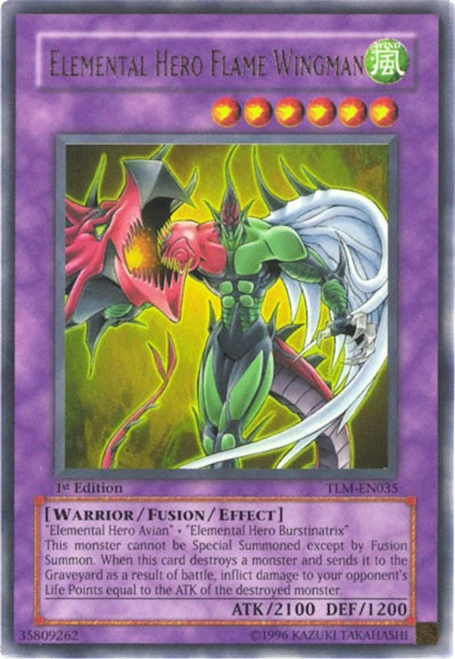 Elemental Hero Flame Wingman The Lost Millennium Yugioh 0595