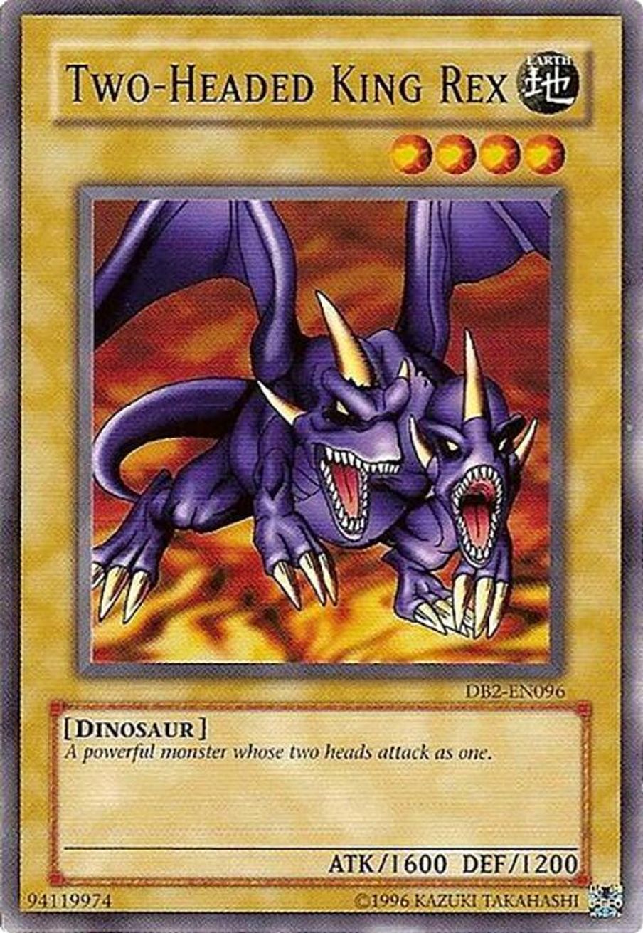TwoHeaded King Rex Dark Beginning 2 YuGiOh